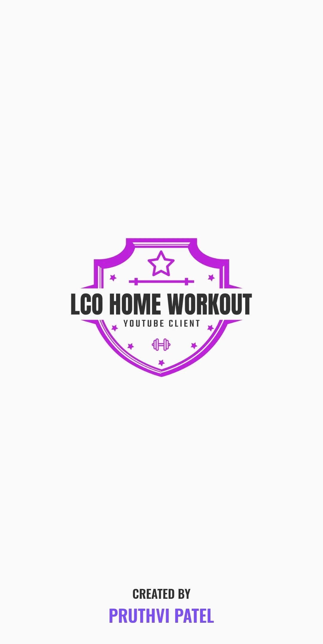 Home Workout App Splash Screen