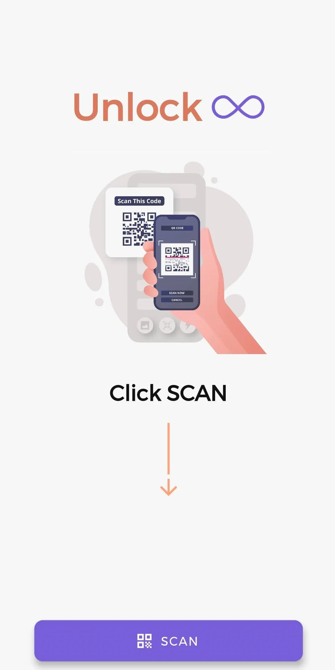 Unlock Scan Screen